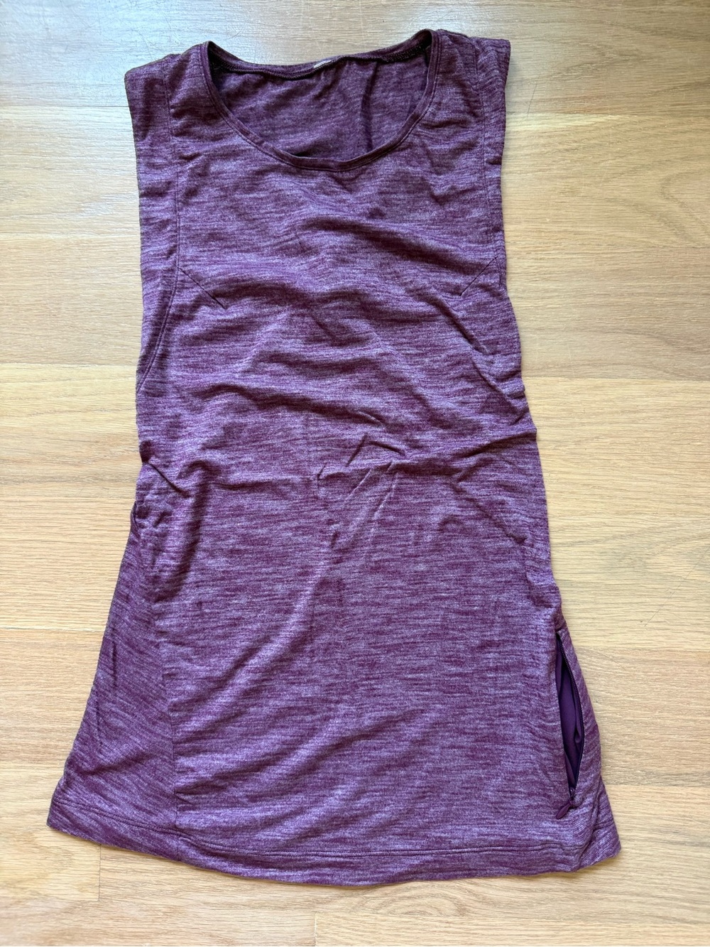Lululemon Sleeveless Marled Plum Tank Top